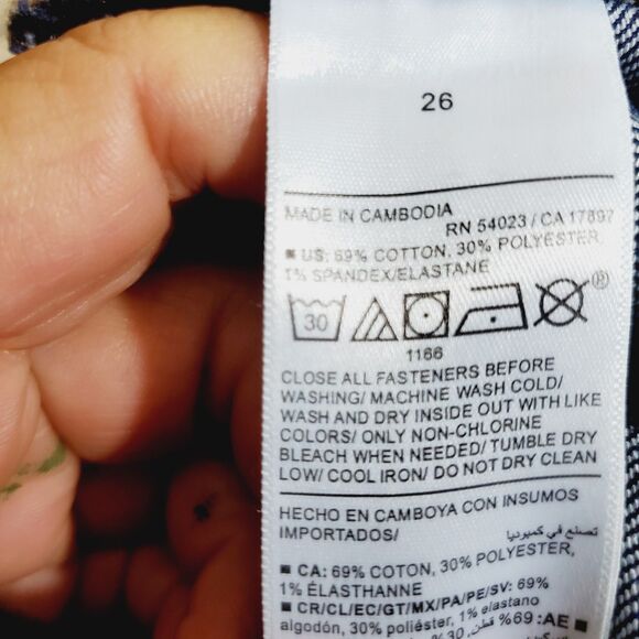 Old Navy High Rise Wow Flare Jeans Size 26 - Picture 7 of 7